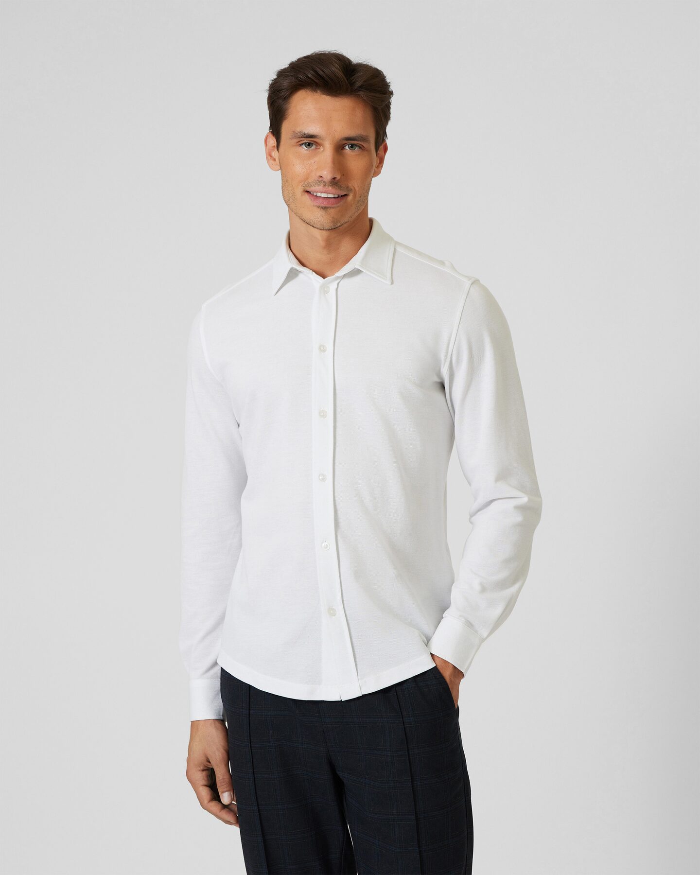 Produktabbildung für Menswear Jersey-Pique Hemd