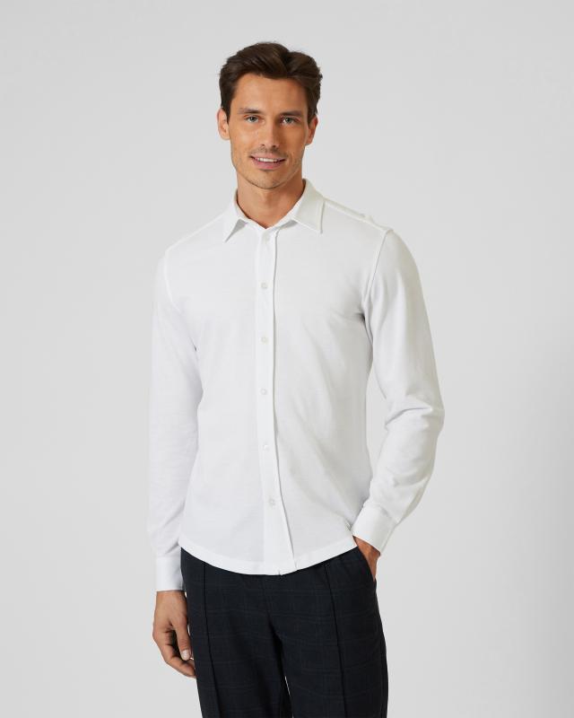 Menswear Jersey-Pique Hemd