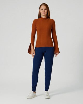 Pullover mit Stehkragen