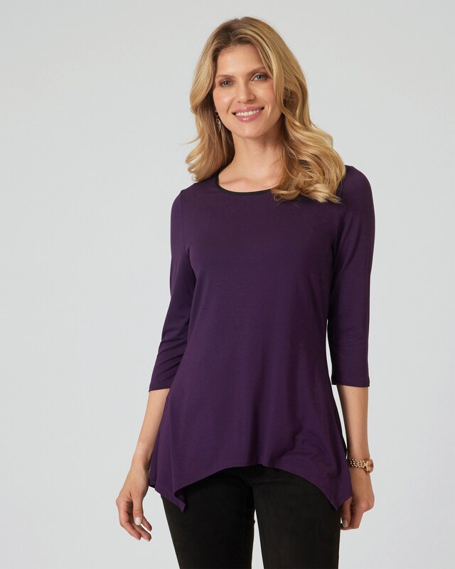 Shirt mit Paspelierung