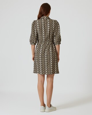 Kleid mit Leoprint