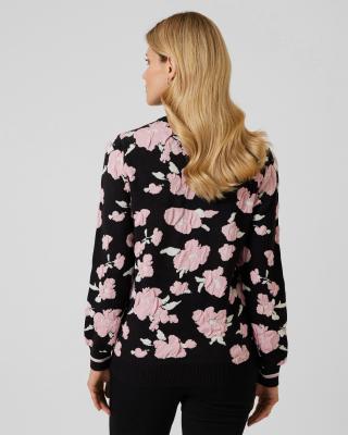 Pullover mit Blütenmuster