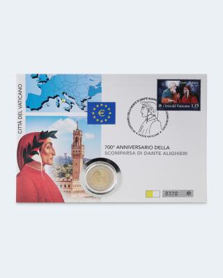 2 € Numisbrief Dante Alighieri