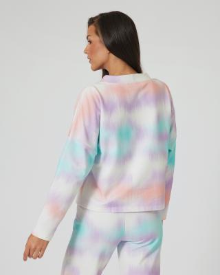 Sweatshirt im Batik-Design