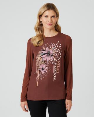 Shirt mit Blüten-Print