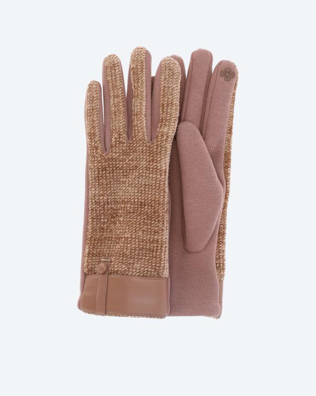 Handschuhe mit Leder-Imitat