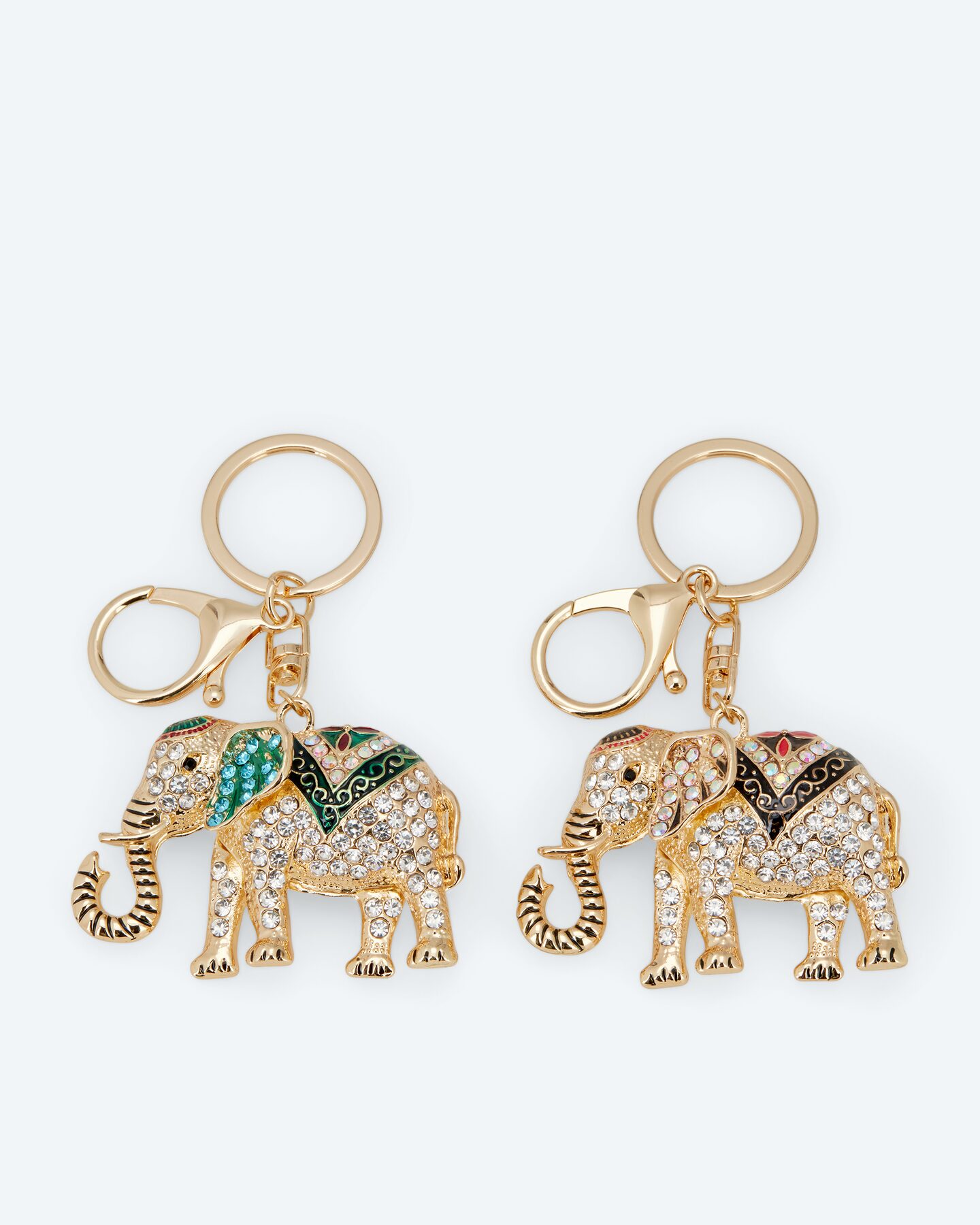 Produktabbildung für Schlüsselanhänger Elefant, 2er-Set