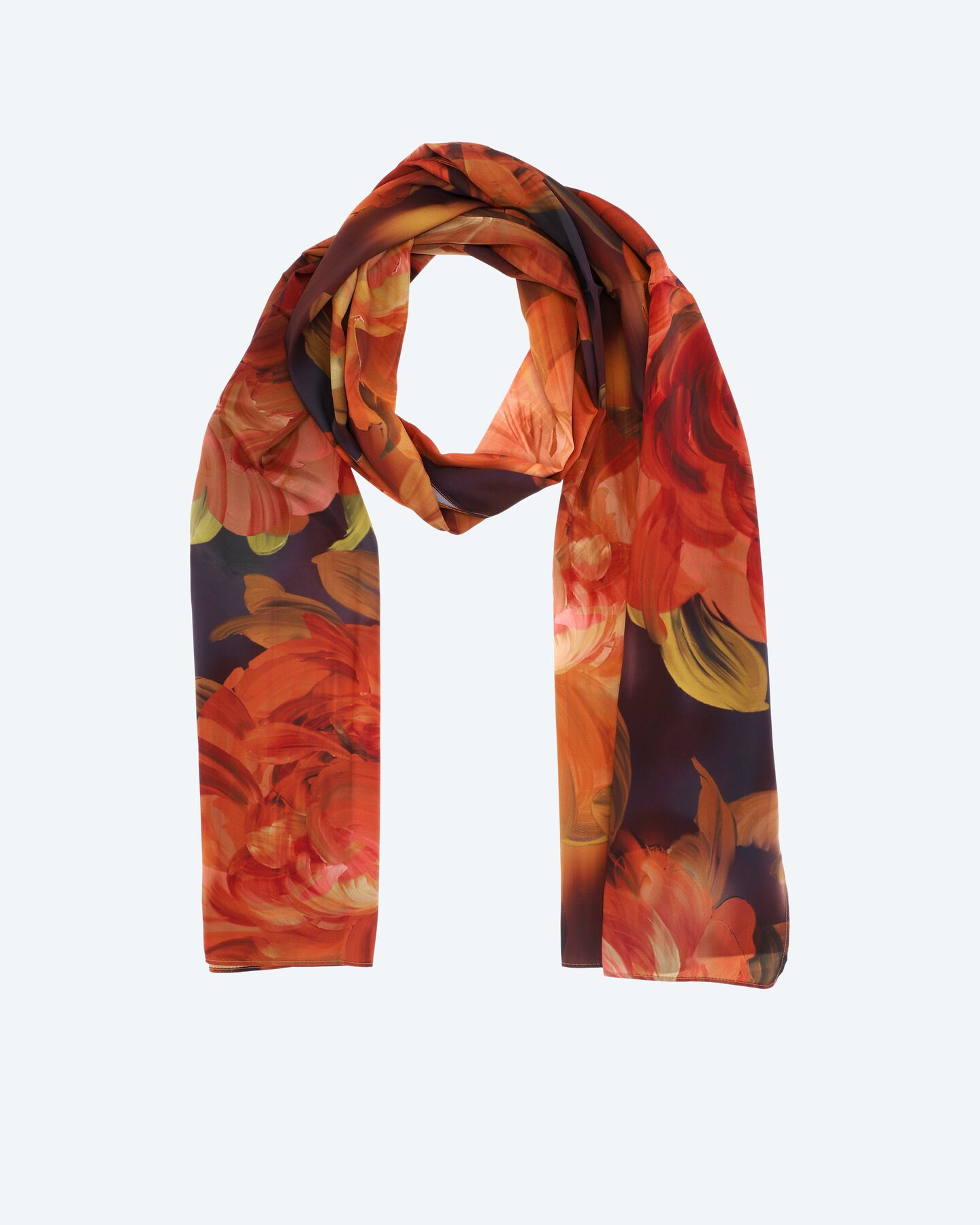 Produktabbildung für Schal mit Blumendruck