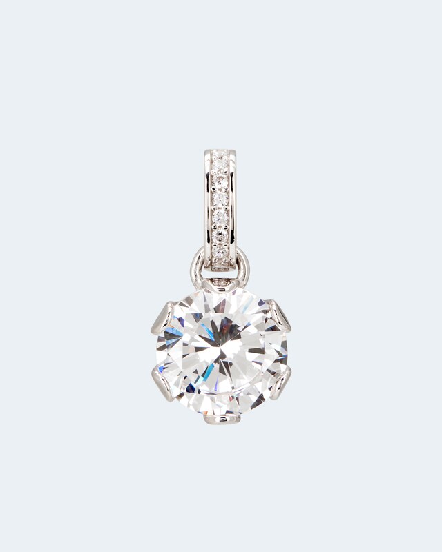 Anhänger mit blauem Zirkonia