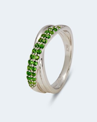 Ring mit Chromdiopsid