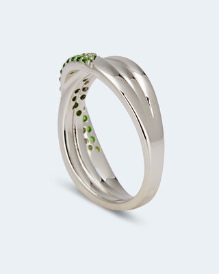 Ring mit Chromdiopsid