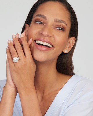 Ring mit Zirkonia
