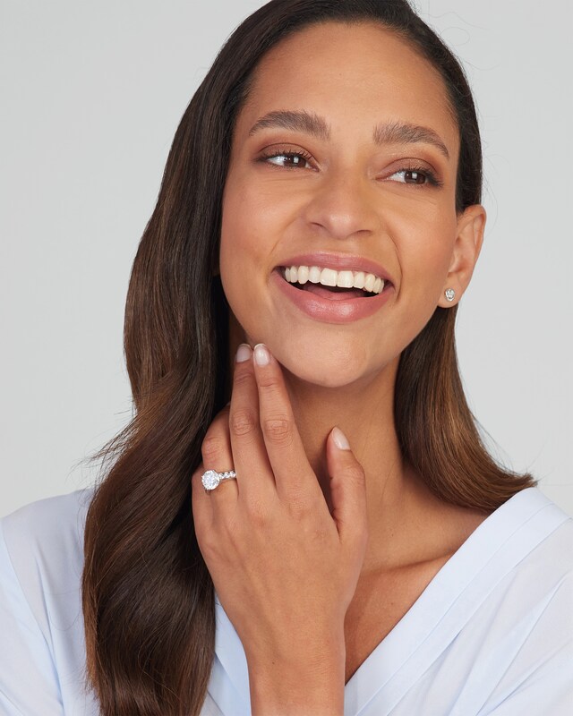 Ring mit Zirkonia