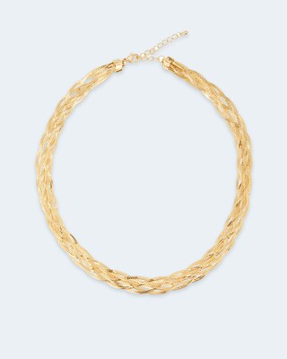 Collier im Flecht-Design
