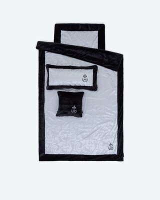Jacquard Nerzoptik Wendebettwäsche "Chalet", 4tlg.