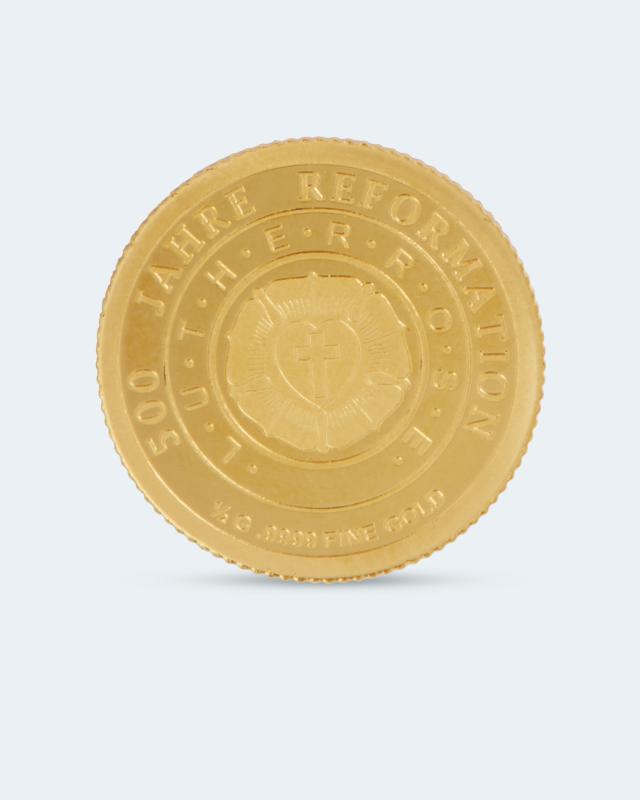 Produktabbildung für Goldmünze 500 J. Reformation "Lutherrose"