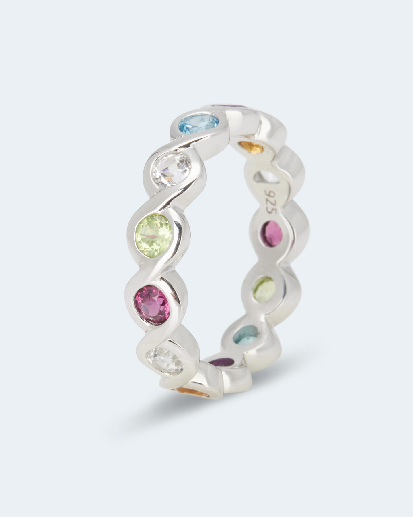 Produktabbildung für Ring mit Multi-Edelsteinen