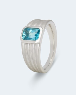 Ring mit Paraiba-Apatit