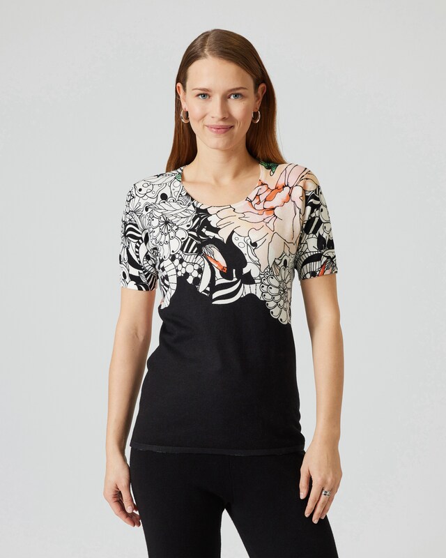 Classic Pullover "floraler Print"