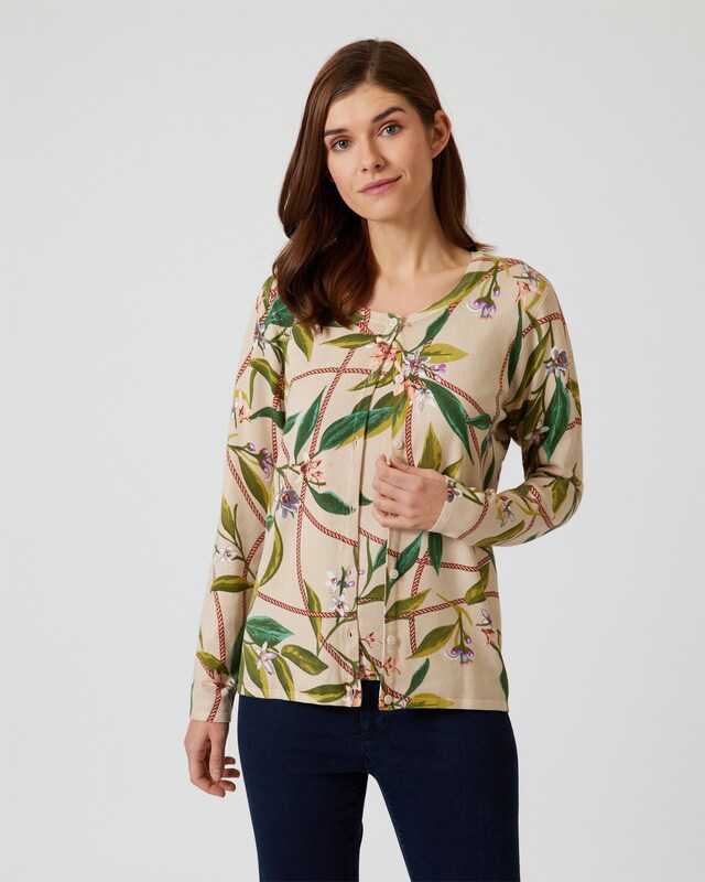 Classic Twinset "Blätterdruck"