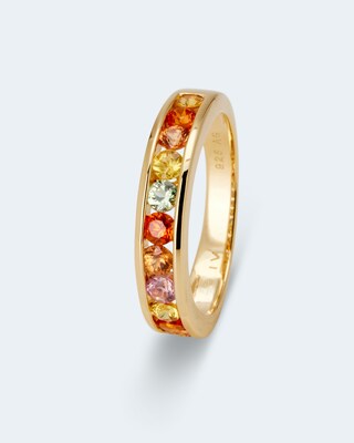 Ring mit Multi-Saphiren