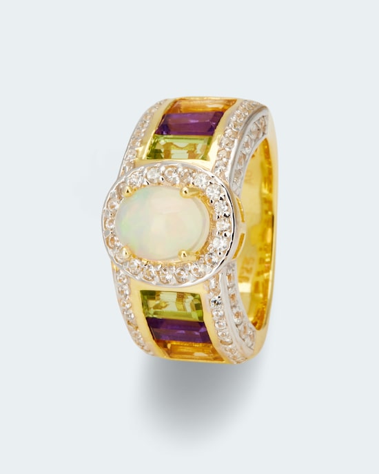 Produktabbildung für Ring mit äthiopischem Opal