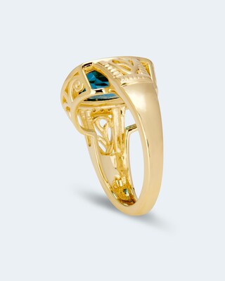 Ring mit Blautopas