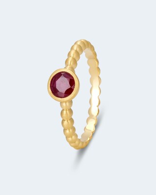 Ring mit Rubin