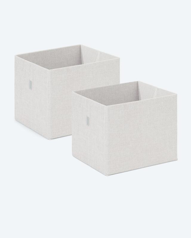 Aufbewahrungsbox Cube Gr. M, 2tlg.