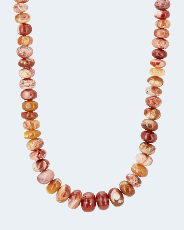 Collier mit Landschaftsfeueropal