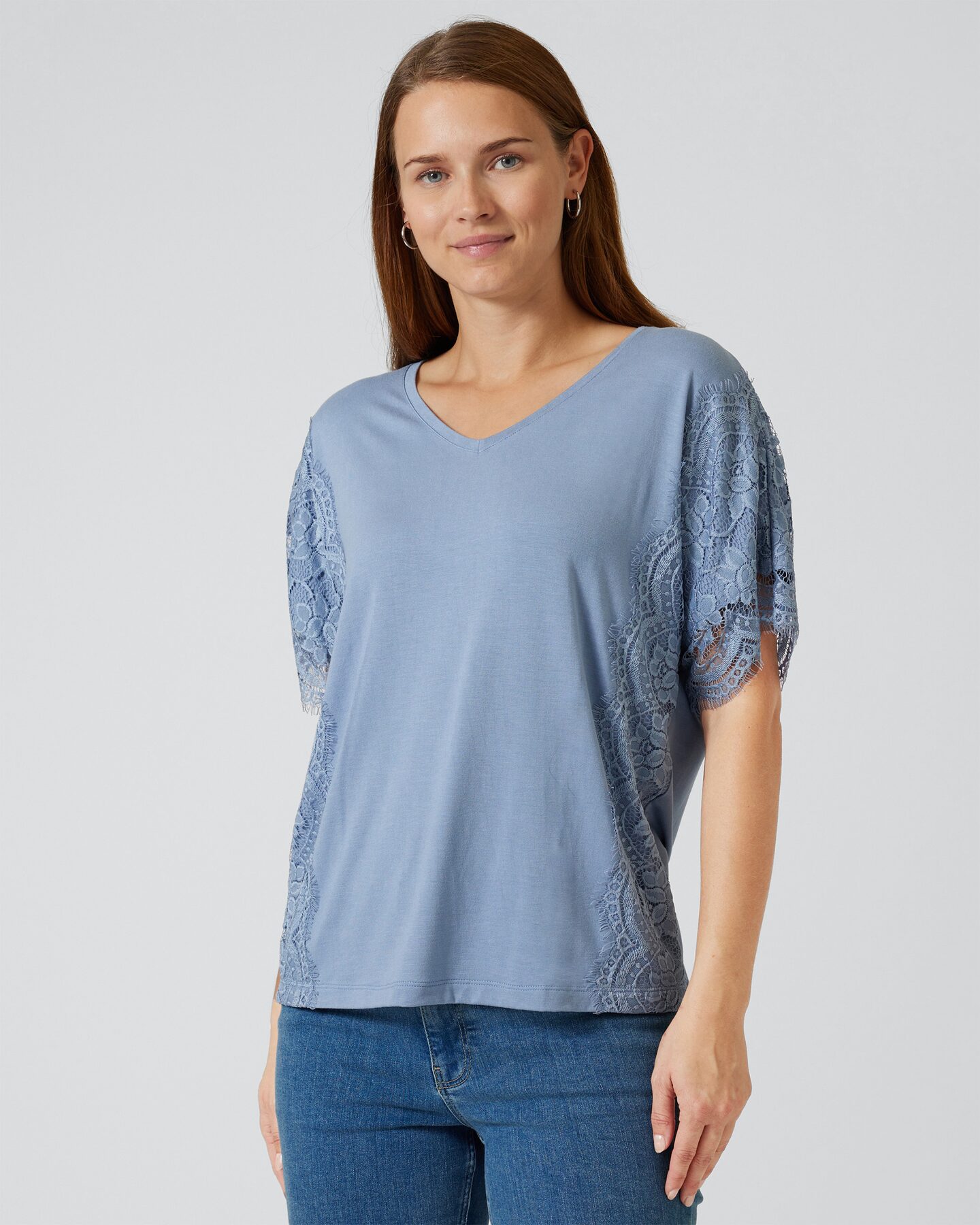 Produktabbildung für Shirt mit Spitze