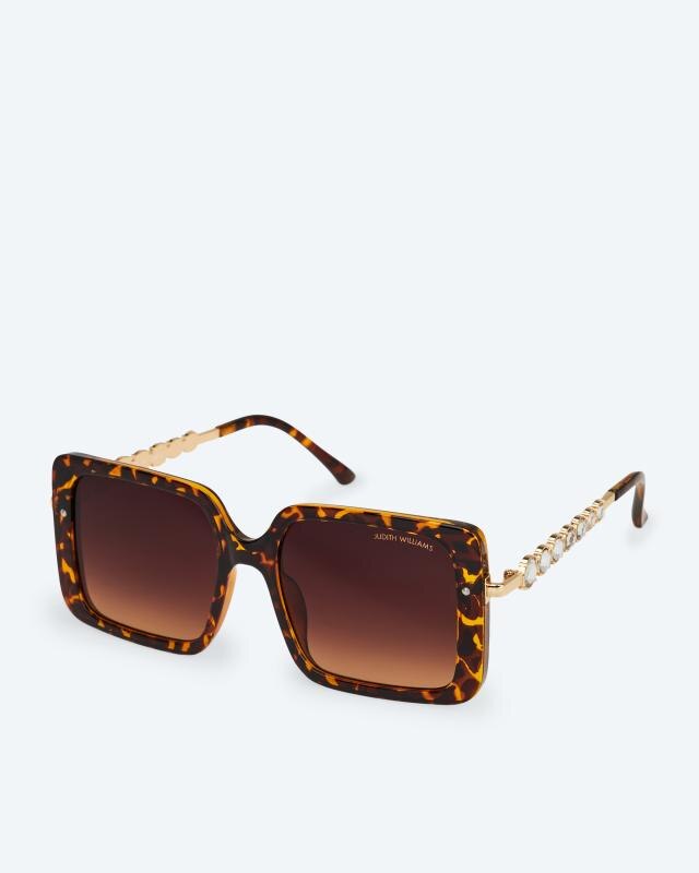 Sonnenbrille mit Strass-Bügeln