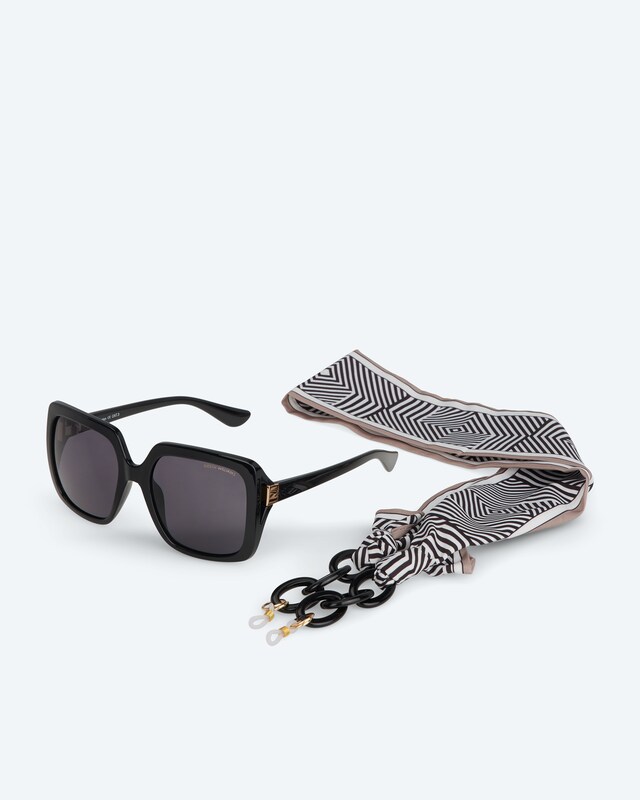 Sonnenbrille mit Tuchkette