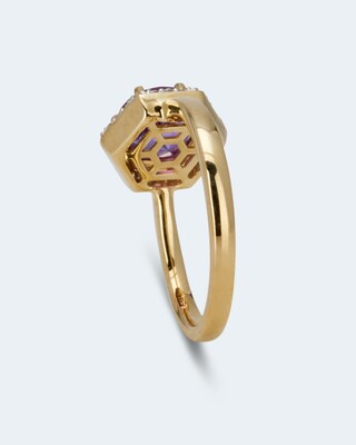 Ring mit Amethyst & Brillanten
