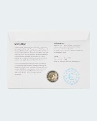 2-Euro-Numisbrief Monaco 2021
