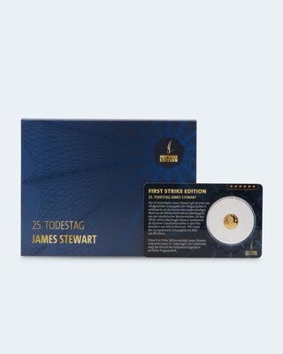Goldmünze First Strike Edition James Stewart 2022
