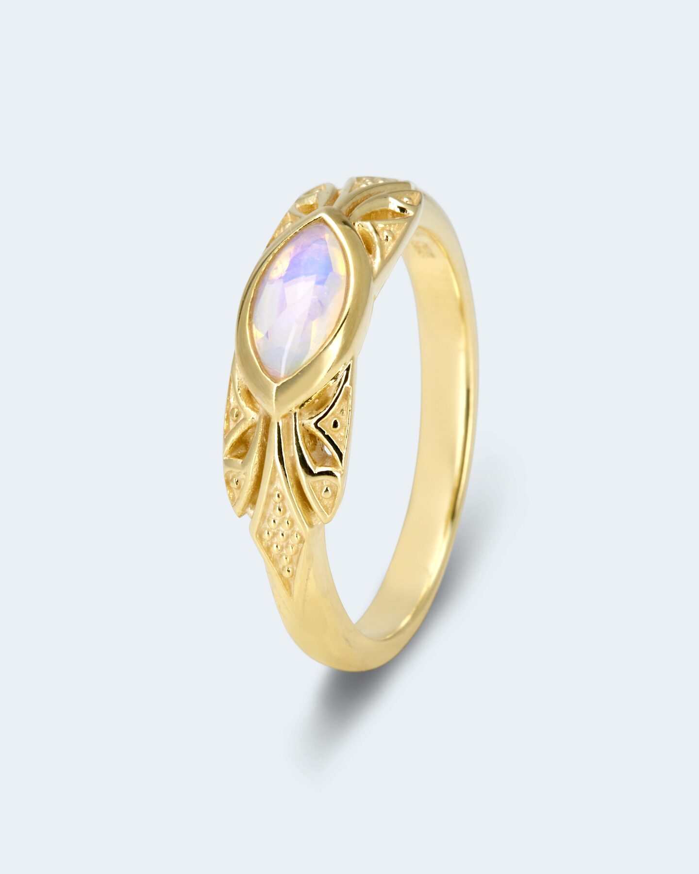 Produktabbildung für Ring mit Kristallopal