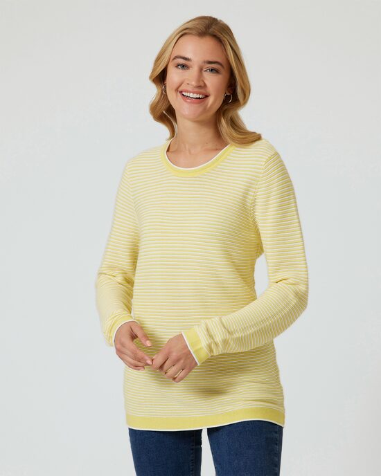 Produktabbildung für Pullover im Streifen-Look
