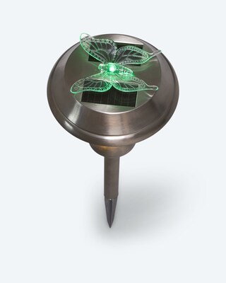 Solar Leuchten "Schmetterling" 2er-Set