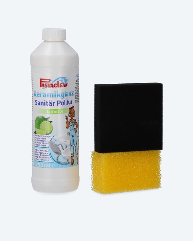 Produktabbildung für Keramikglanz Sanitärpolitur, 750 ml & 2x Schwamm