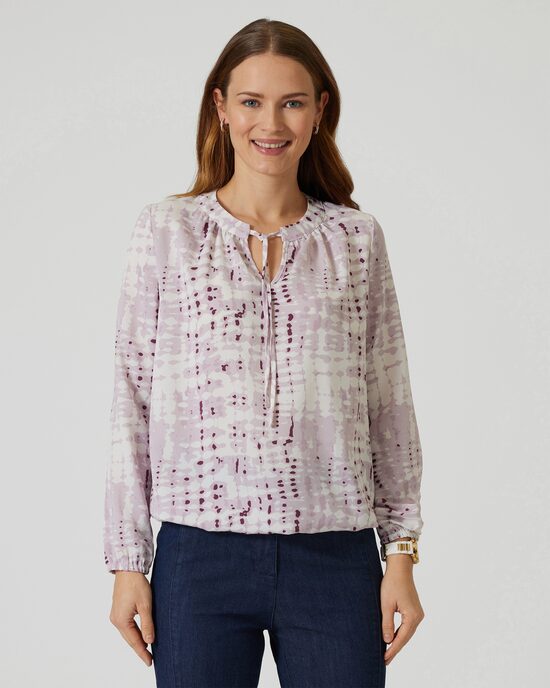 Produktabbildung für Tunika-Bluse mit Druck
