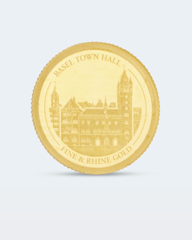 Produktabbildung für Goldmünze Rathaus Basel