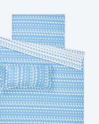 Jersey Knit Wendebettwäsche "Ikat", 3tlg