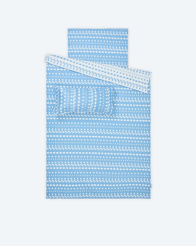 Jersey Knit Wendebettwäsche "Ikat", 3tlg