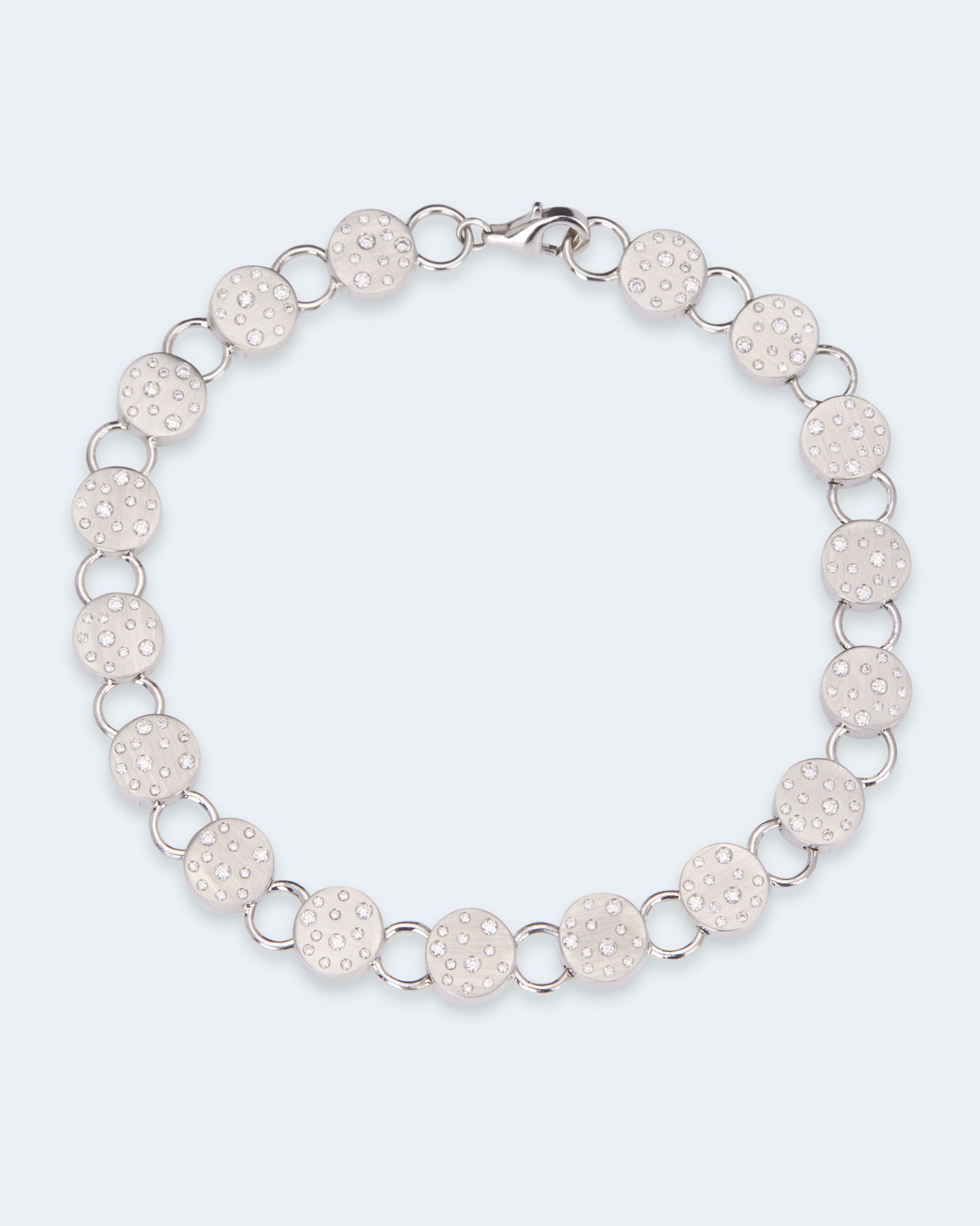 Produktabbildung für Platin Brillant-Armband 1,00 ct