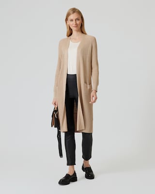 Cardigan mit Glanzeffekt