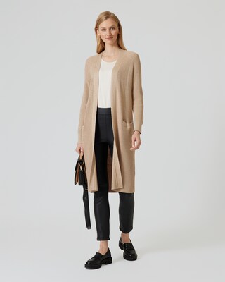 Cardigan mit Glanzeffekt