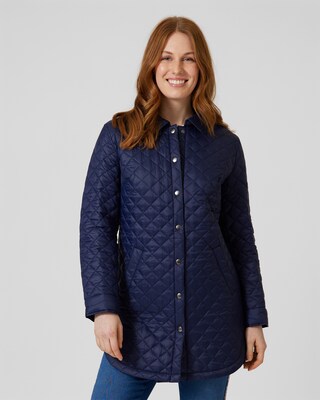 Steppjacke mit Druckknöpfen