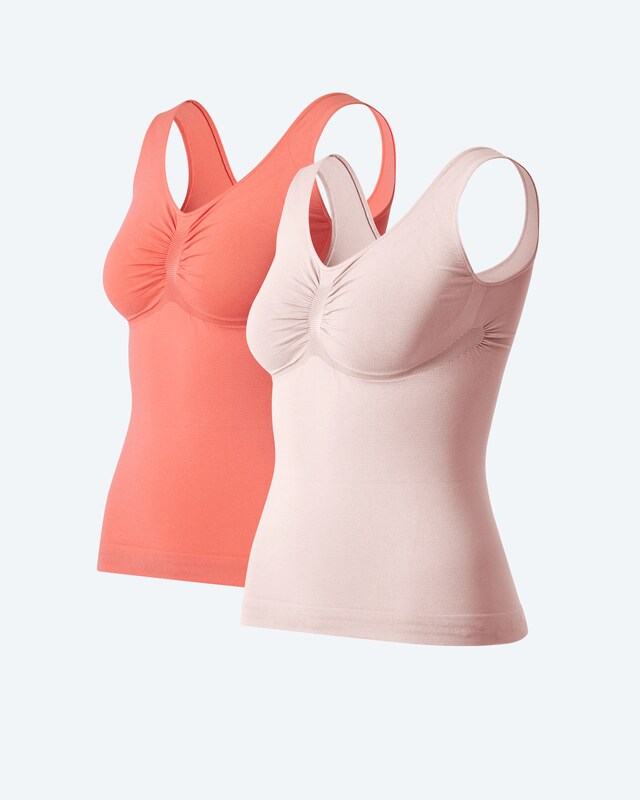 Leichttop mit Push-up-Zone, 2tlg.
