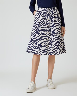 Rock mit Zebra-Print